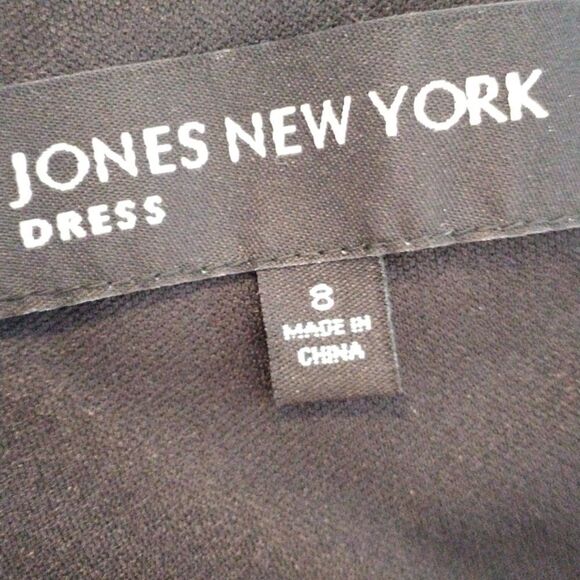 Jones New York Dark Floral Soft Knit Dress - Picture 10 of 12